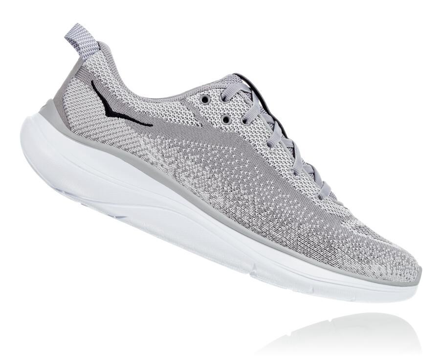 Hoka One One Koşu Ayakkabısı Kadın Gri - Hupana Flow - AN4206917